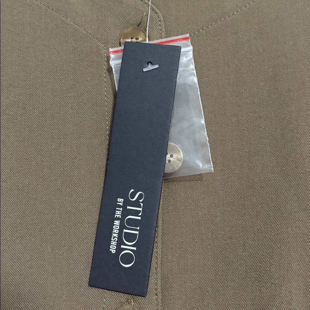 Studio By The Workshop Green Button Down Vest - image 3